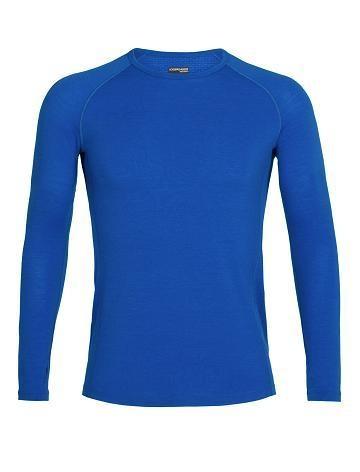 Lazurite Icebreaker BodyfitZone™ Merino 150 Zone Long Sleeve Crewe Thermal Top Men's Base Layers | AU 1362YXFU